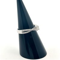 Anello Cianfrone Gioielli Donna Solitario in Oro Diamante 0.20 Ct ANOR-84-198 - ANOR-84-198